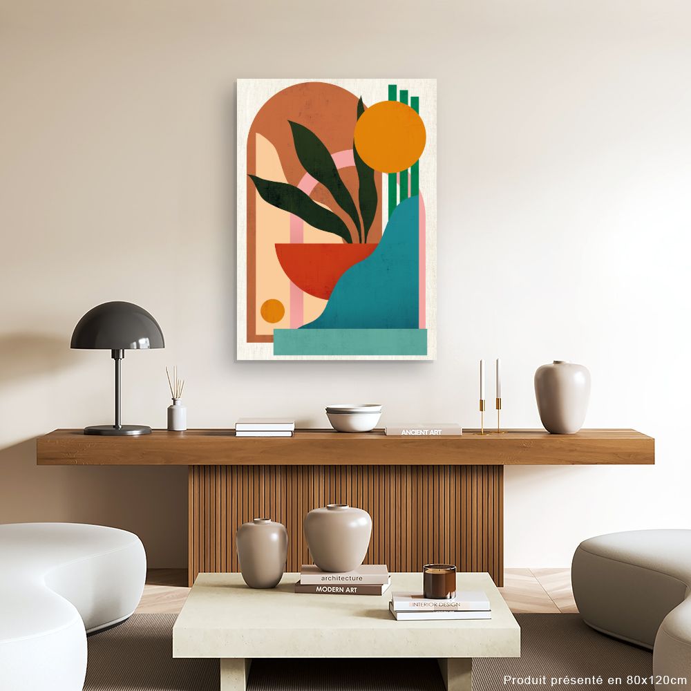 Tableau Abstrait moderne vibrant