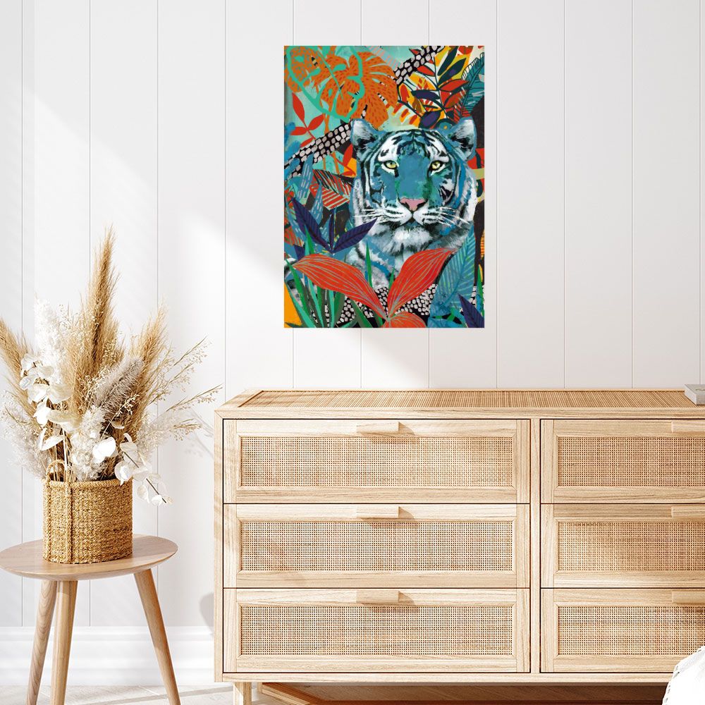 Affiche Tigre vibrant