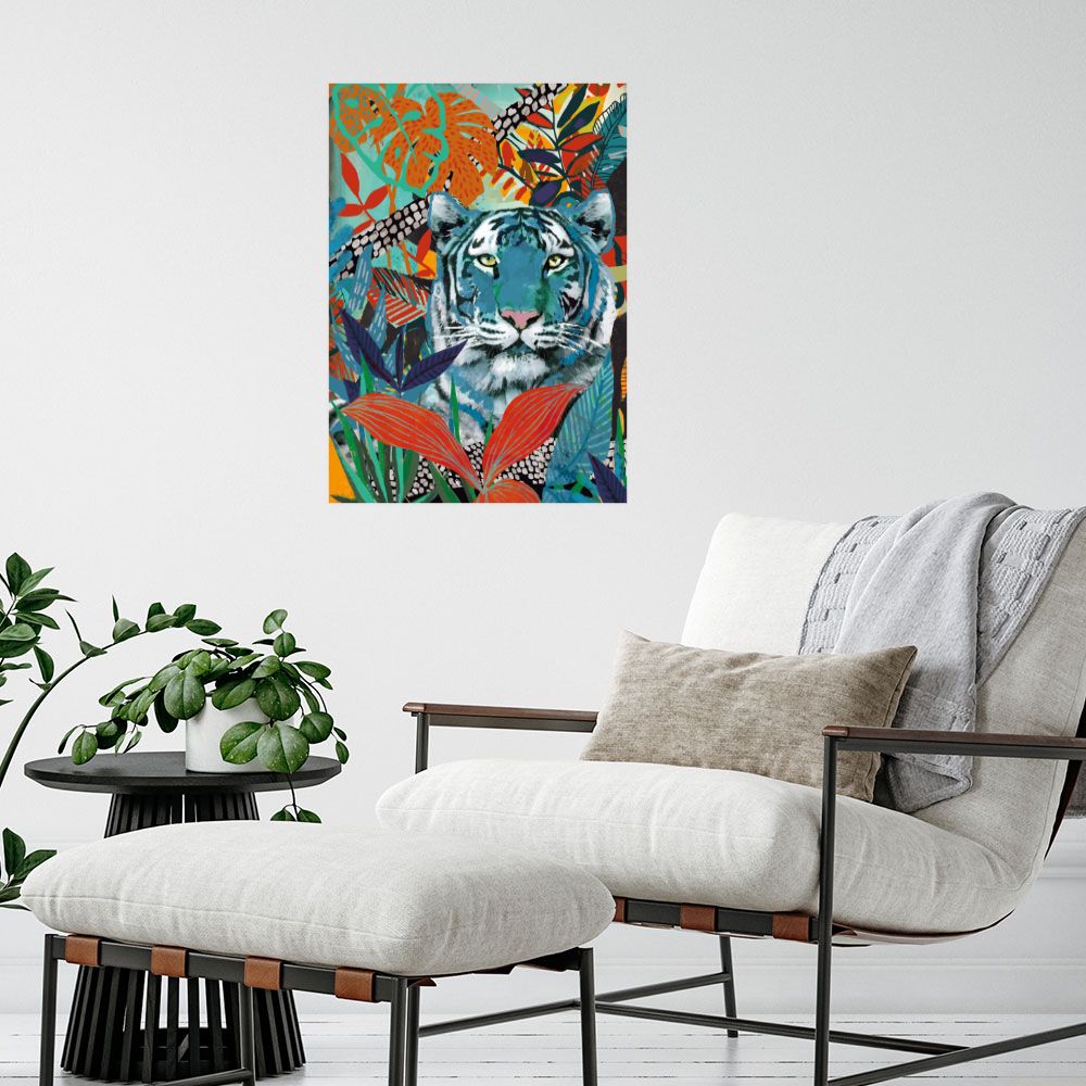Affiche Tigre vibrant