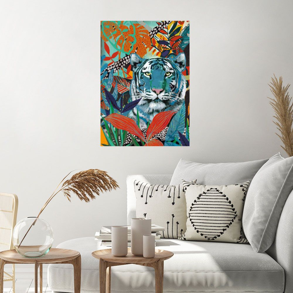 Affiche Tigre vibrant