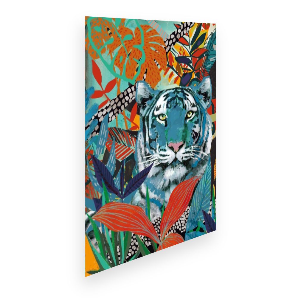 Affiche Tigre vibrant
