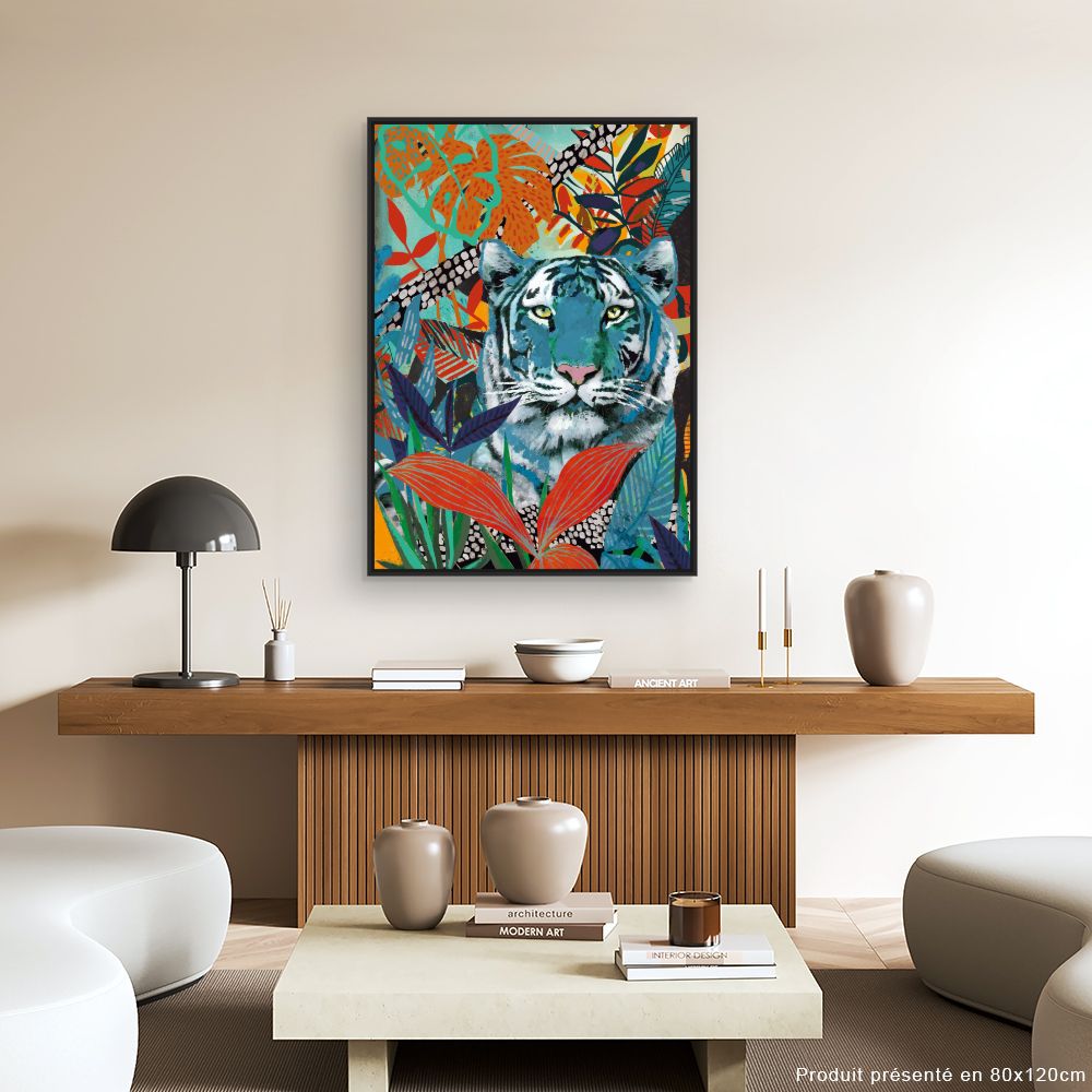 Tableau Tigre exotique