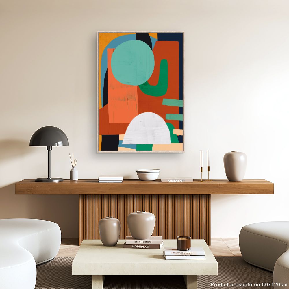 Tableau Art abstrait dynamique