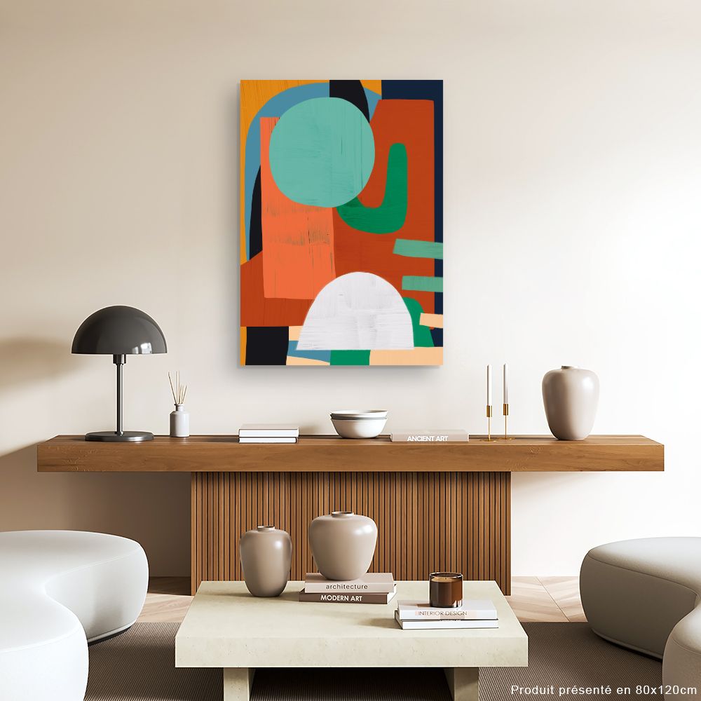 Tableau Art abstrait dynamique