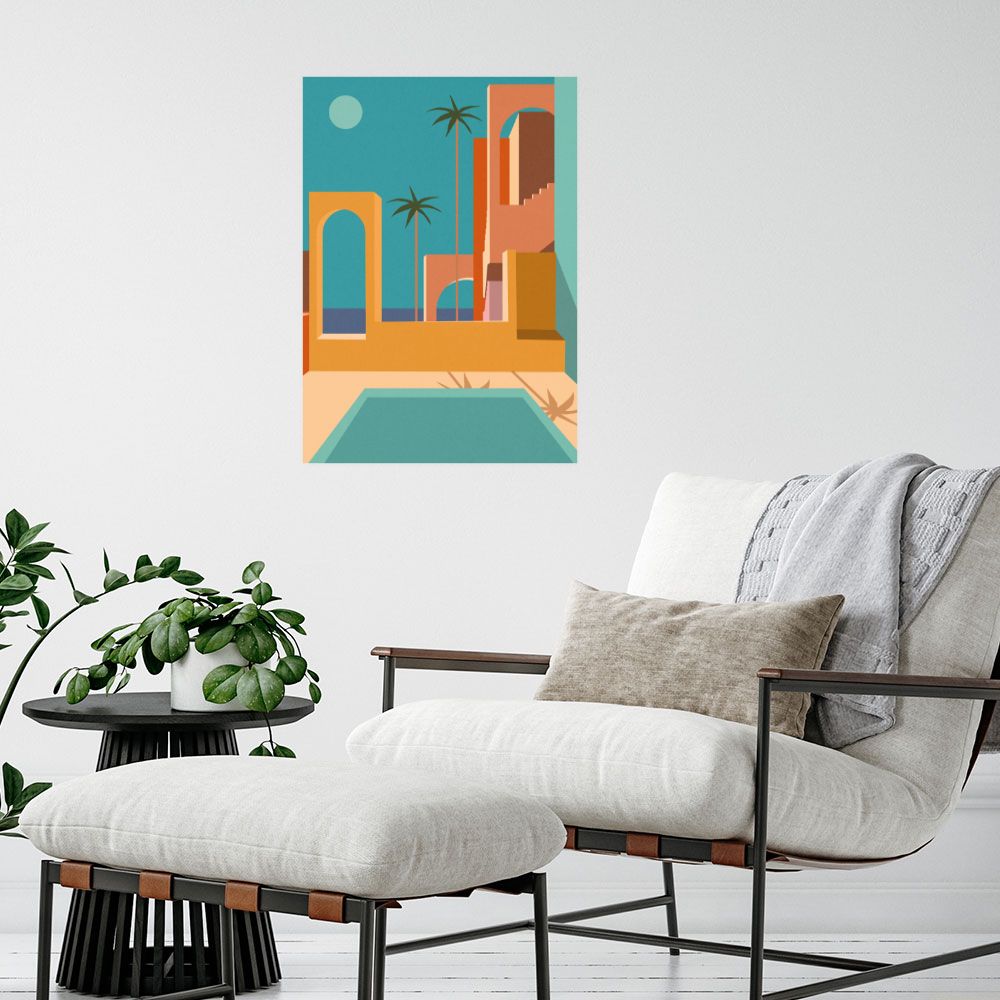 Affiche Oasis moderne