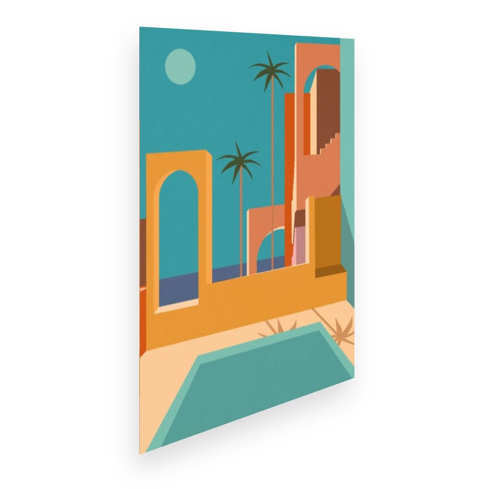 Affiche Oasis moderne