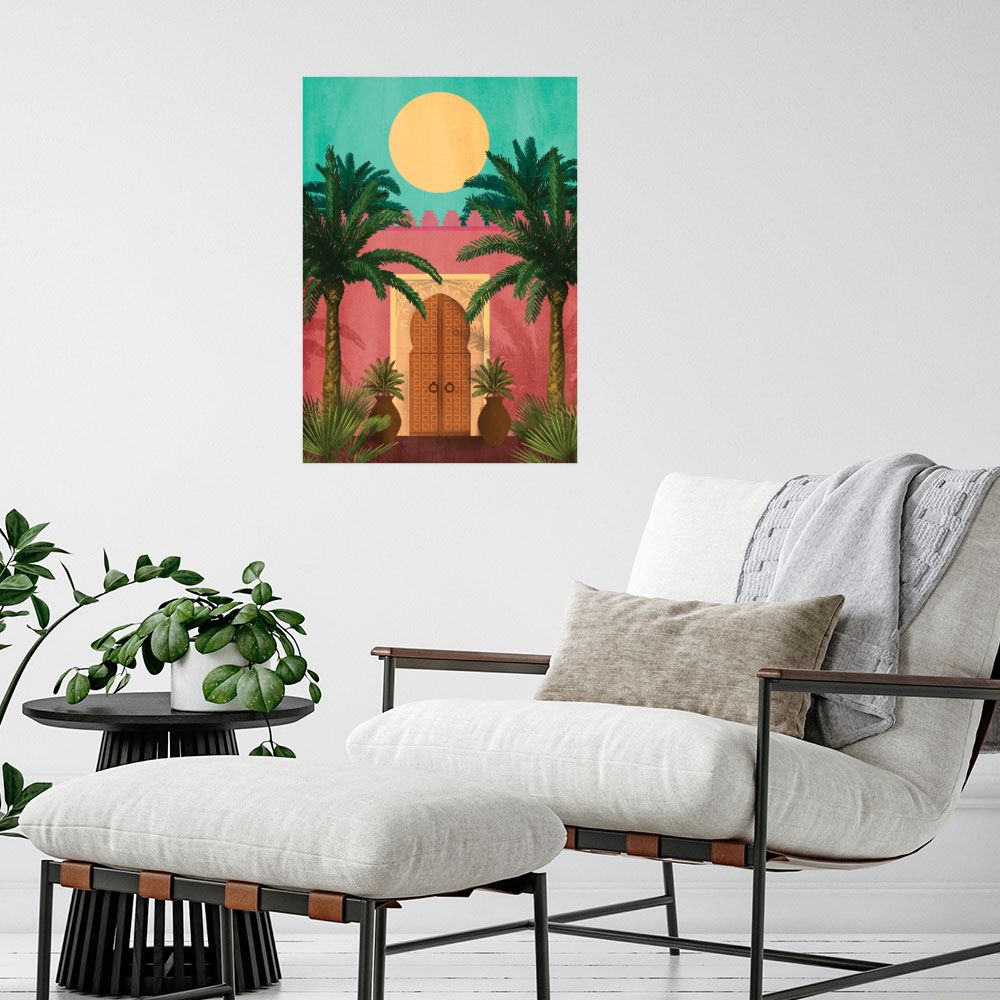 Affiche Oasis ensoleillée