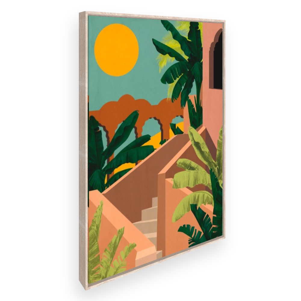 Toile Escapade tropicale ensoleillée