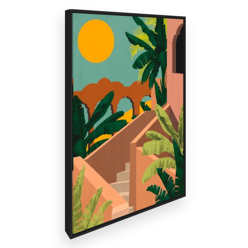 Toile Escapade tropicale ensoleillée