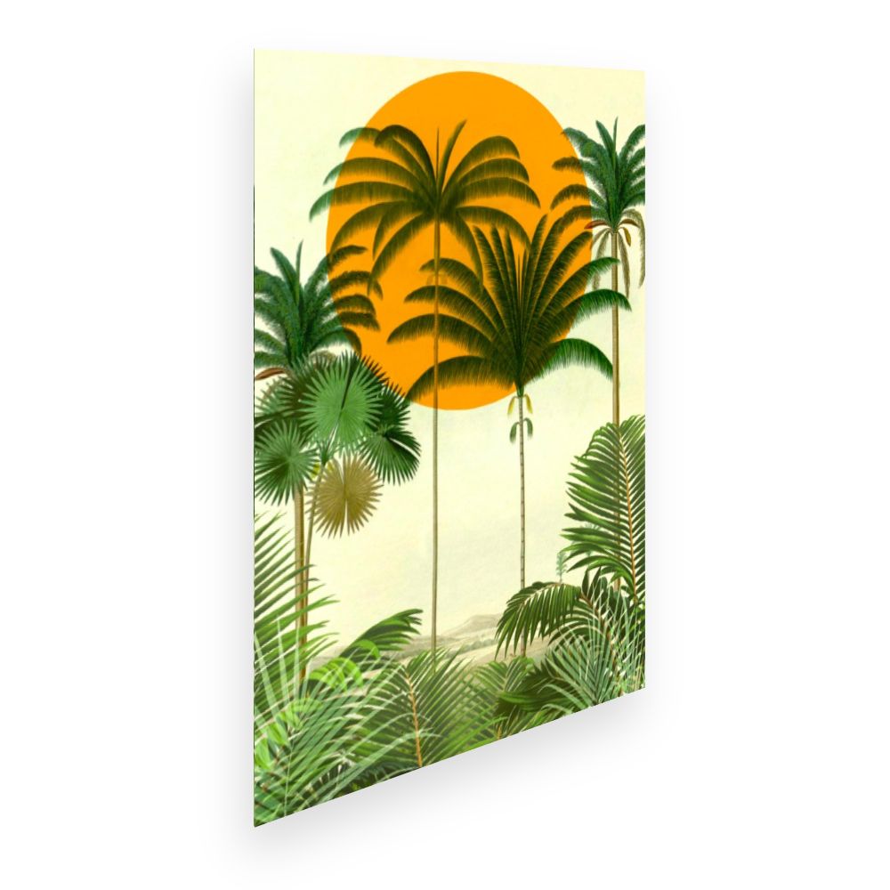 Affiche Palmiers tropicaux