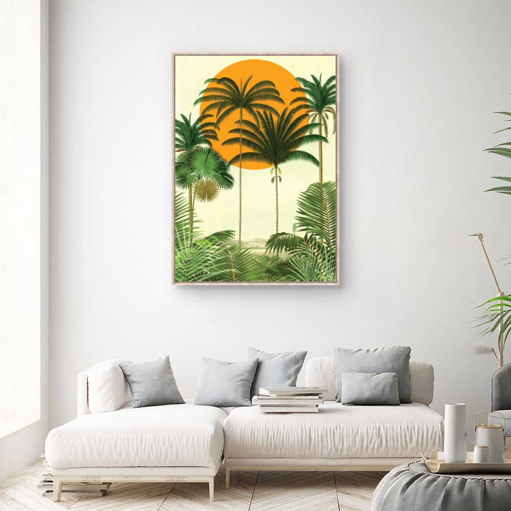 Tableau Palmiers tropicaux
