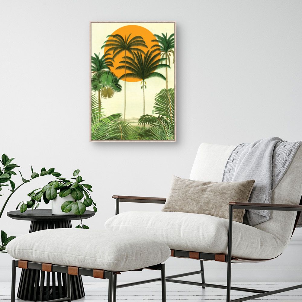 Tableau Palmiers tropicaux