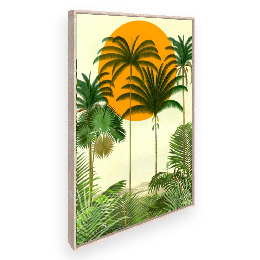 Toile Palmiers tropicaux