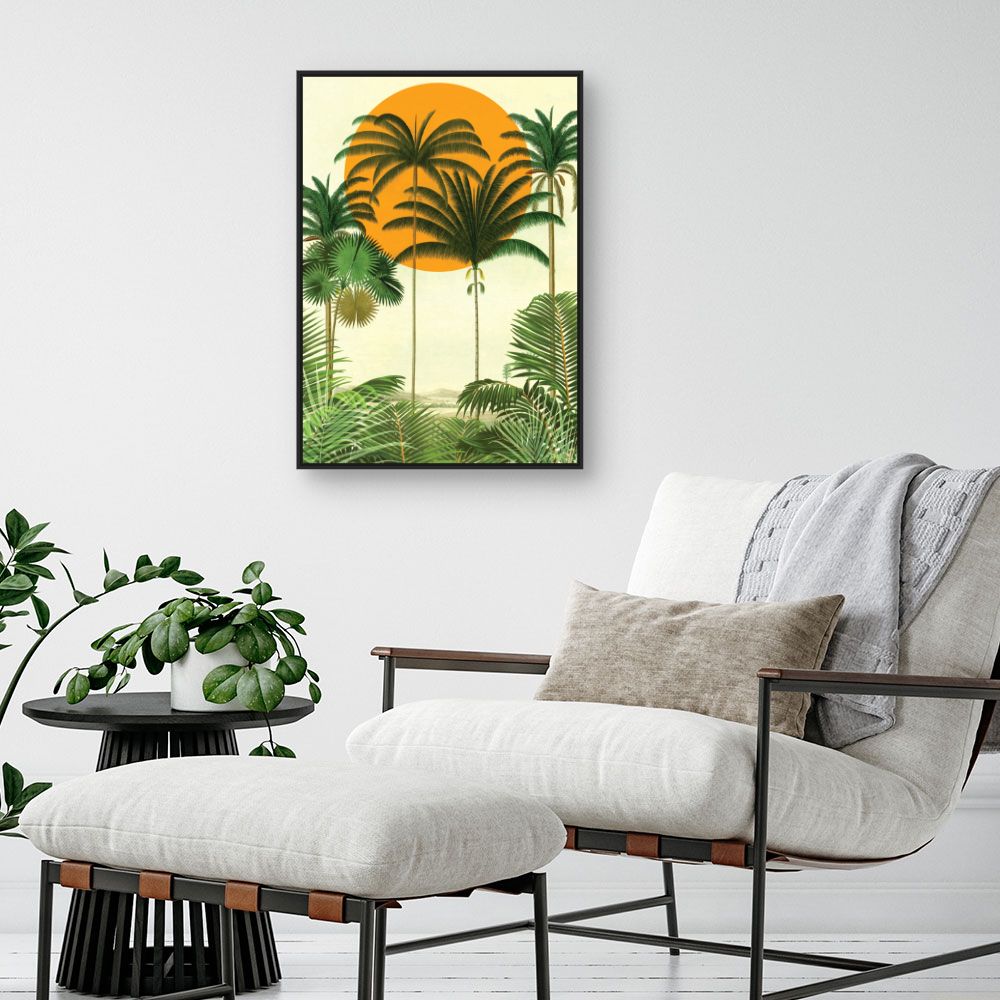 Tableau Palmiers tropicaux