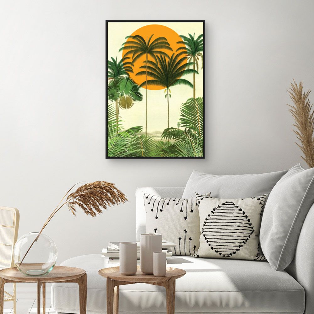 Tableau Palmiers tropicaux