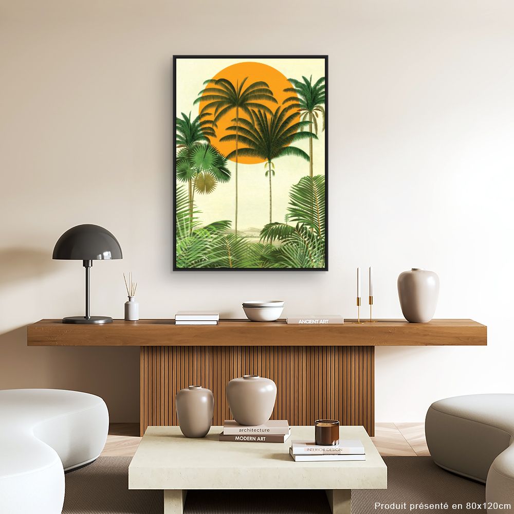 Tableau Palmiers tropicaux