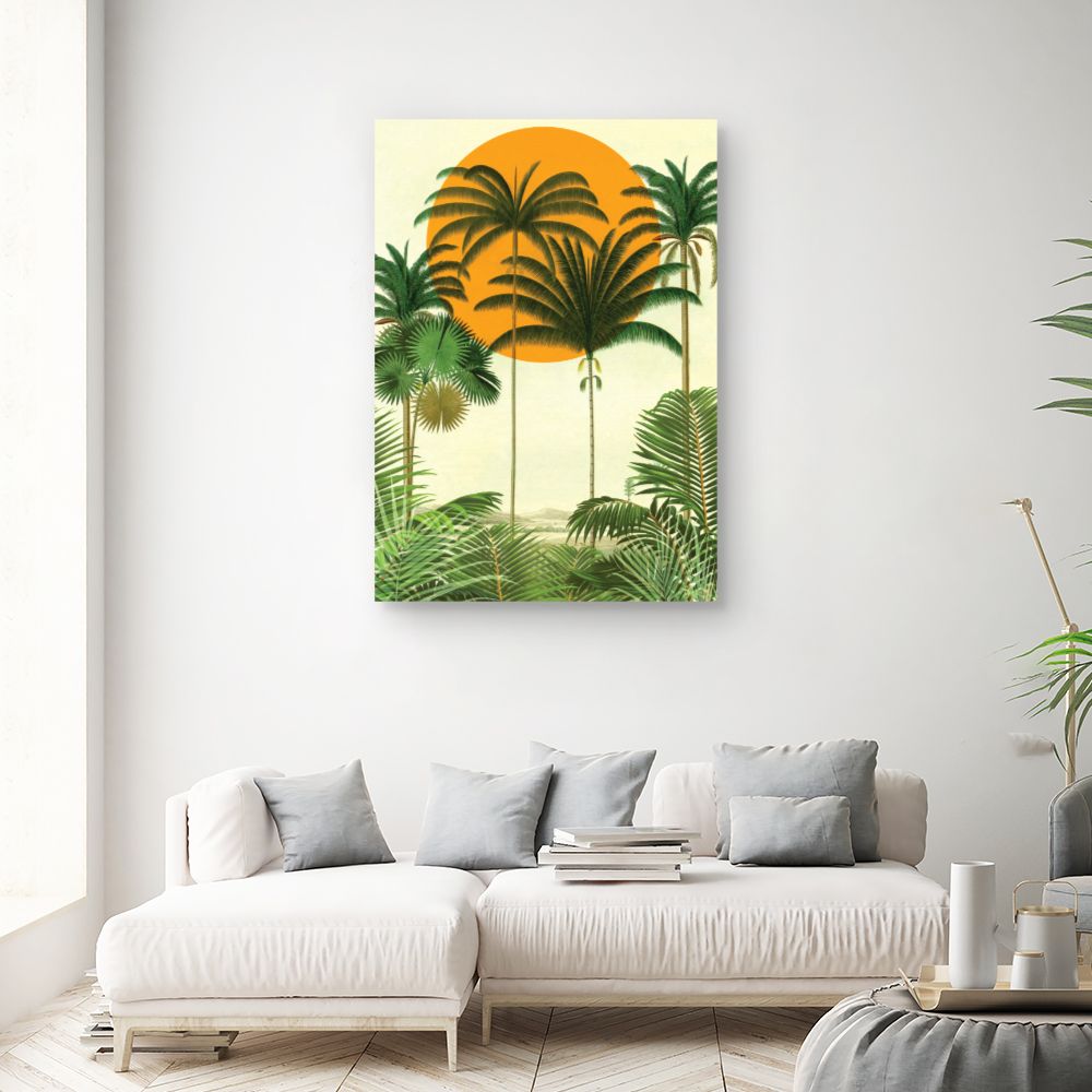 Tableau Palmiers tropicaux