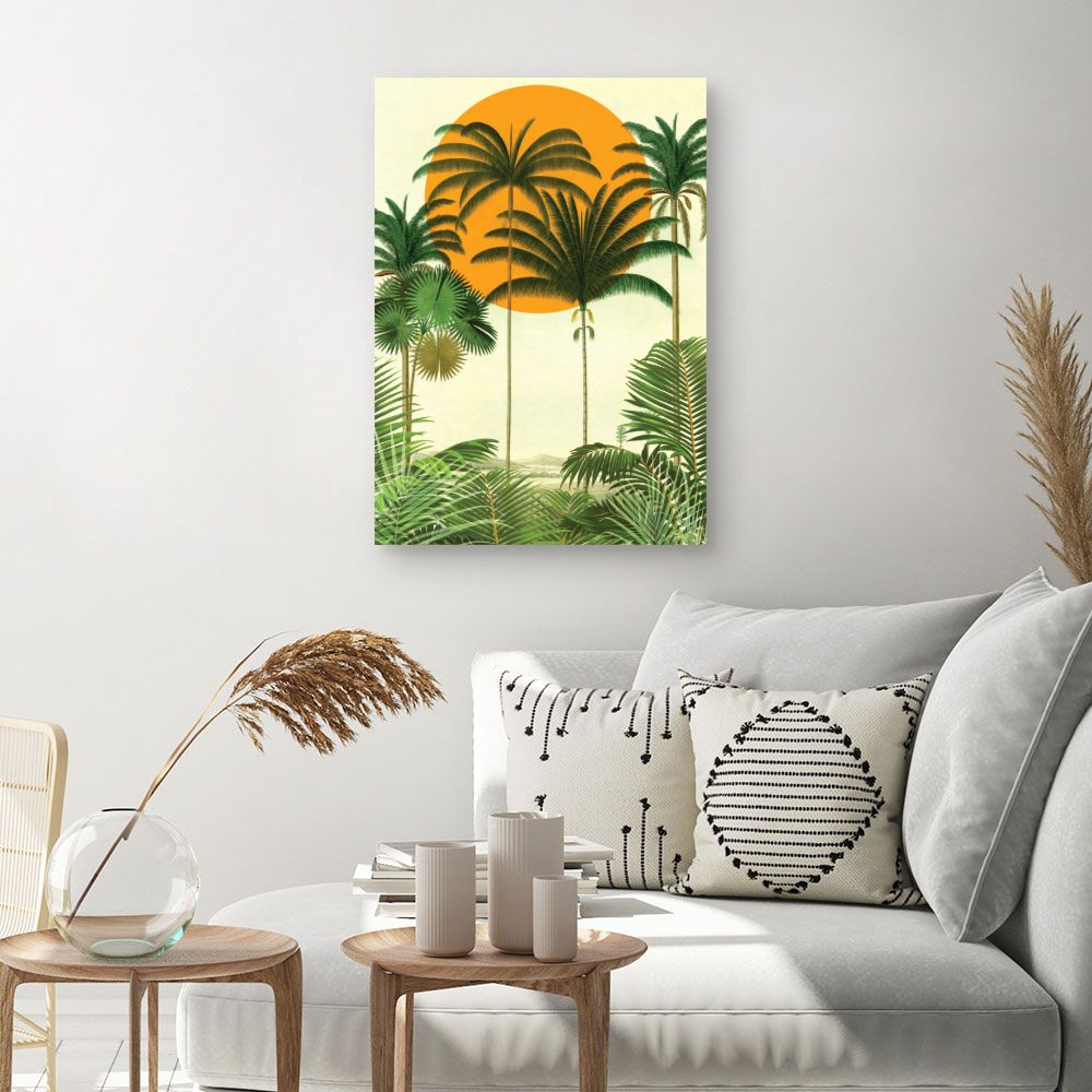 Tableau Palmiers tropicaux