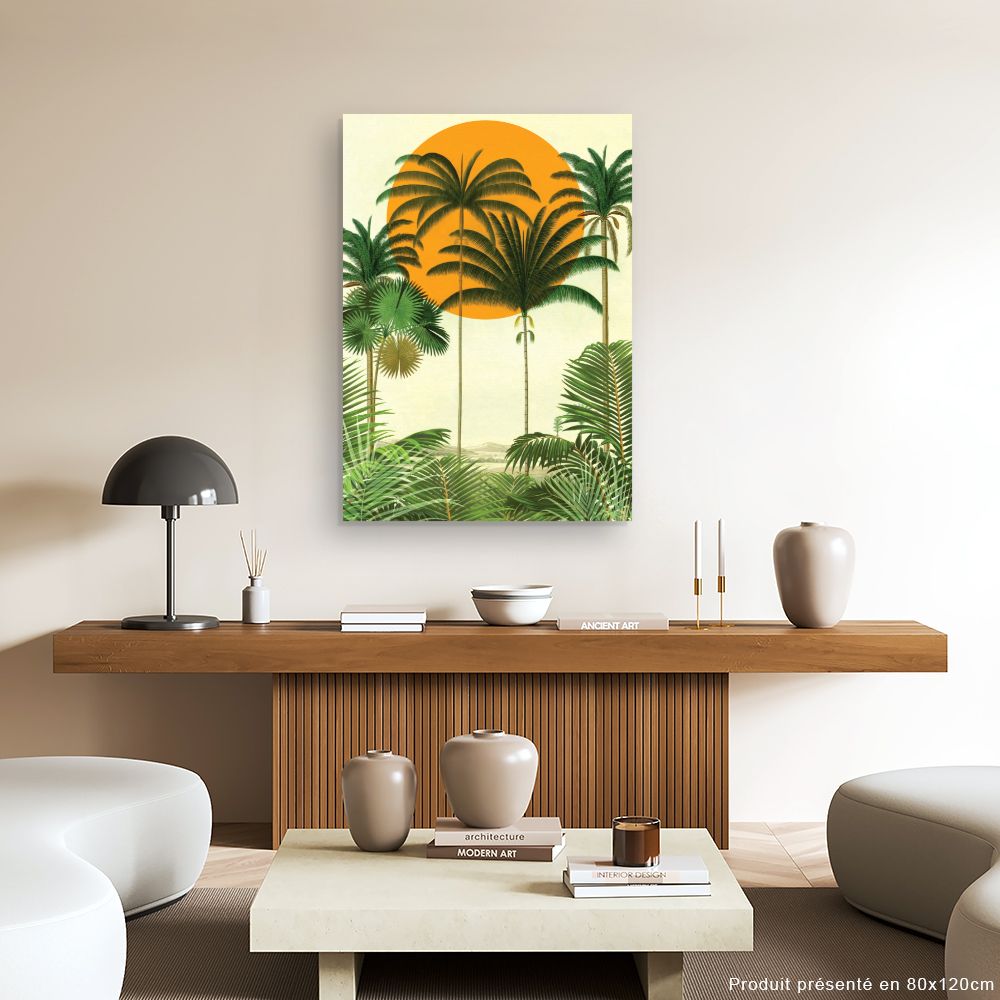 Tableau Palmiers tropicaux