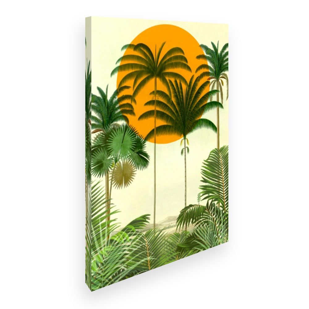 Toile Palmiers tropicaux