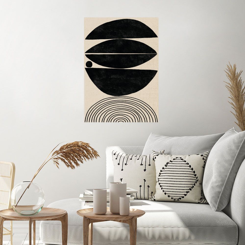 Affiche Formes abstraites élégantes