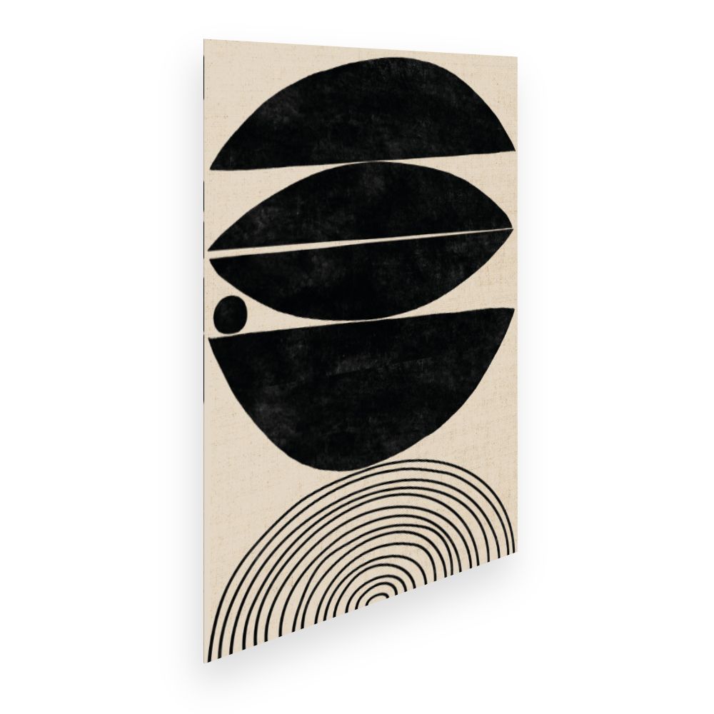 Affiche Formes abstraites élégantes