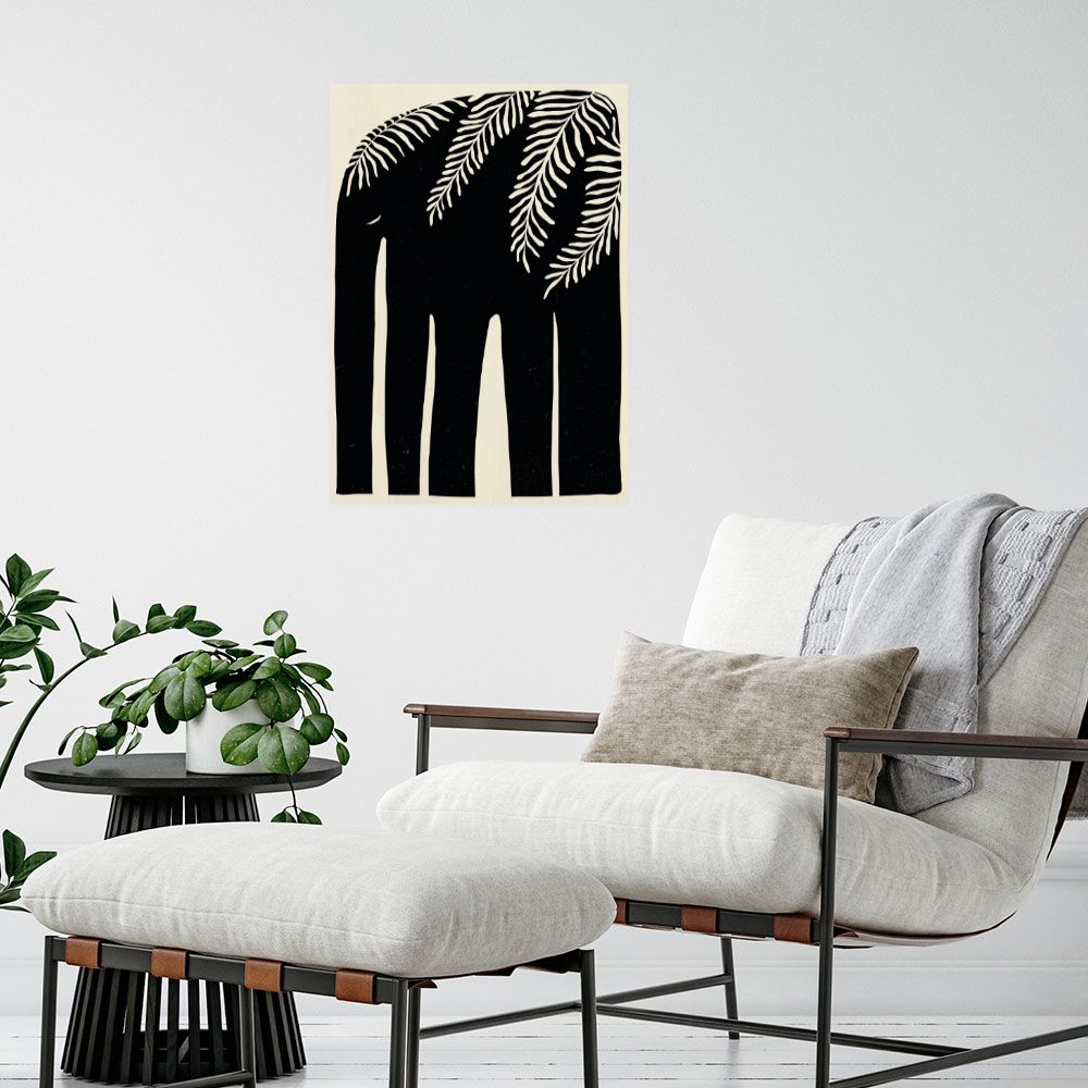 Affiche Éléphant exotique