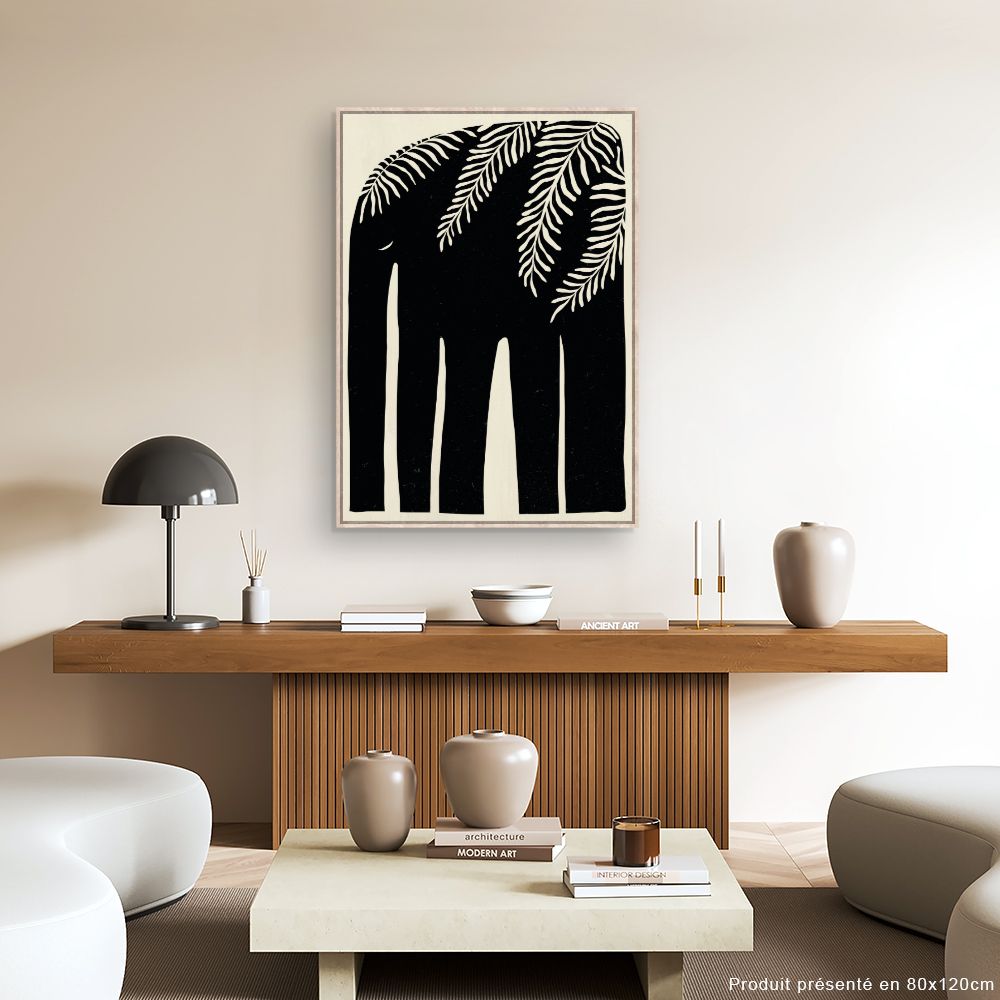 Tableau Éléphant tropical