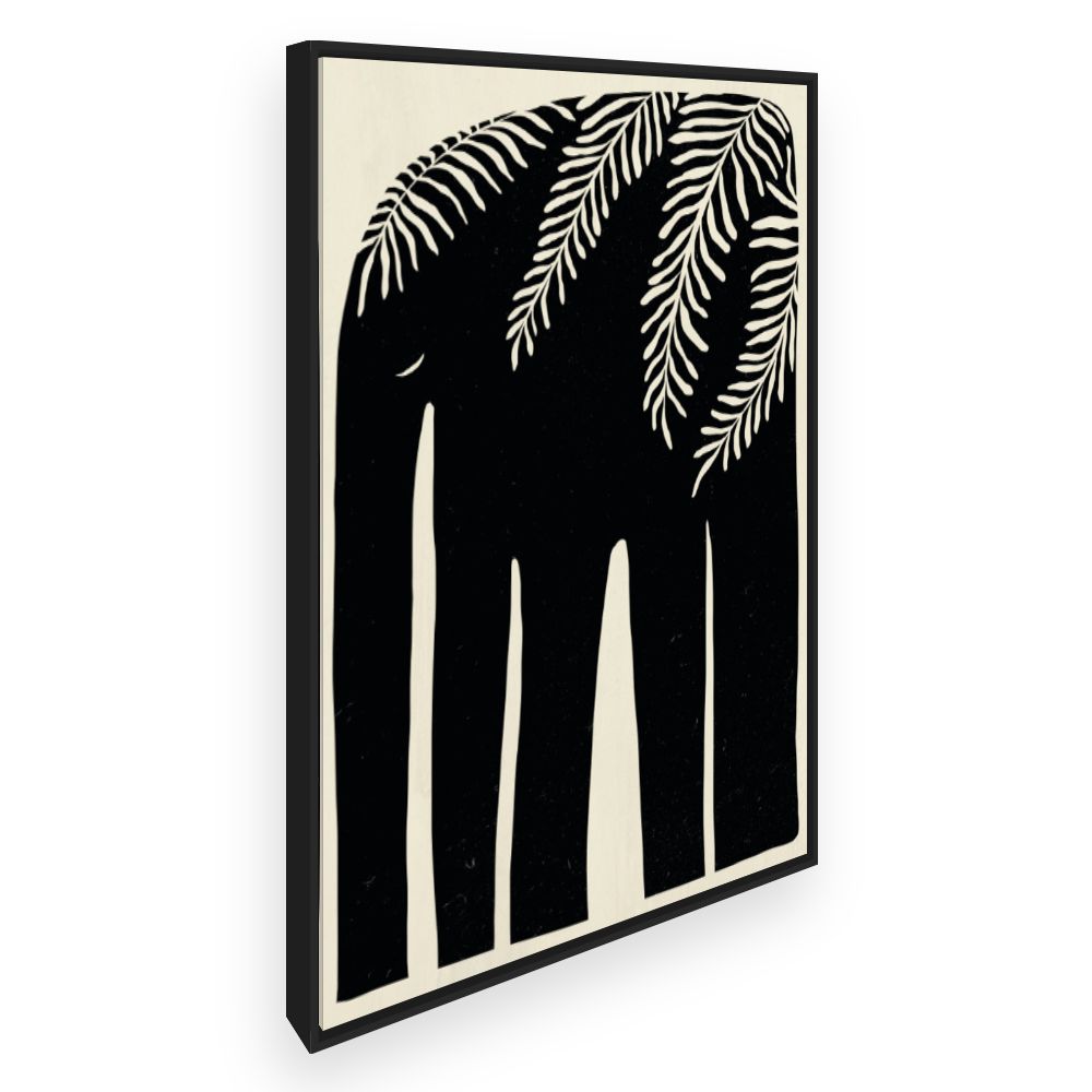 Toile Éléphant tropical