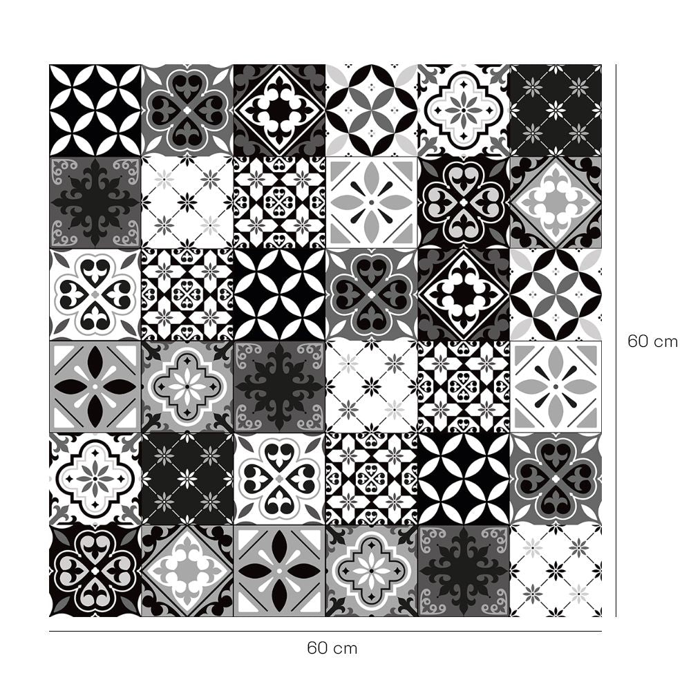 Crédence en aluminium n°82 / Motifs géométriques élégants