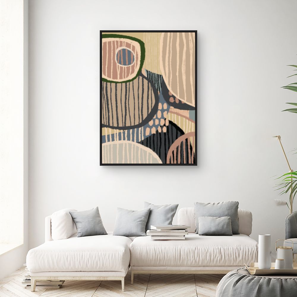 Tableau Motifs organiques