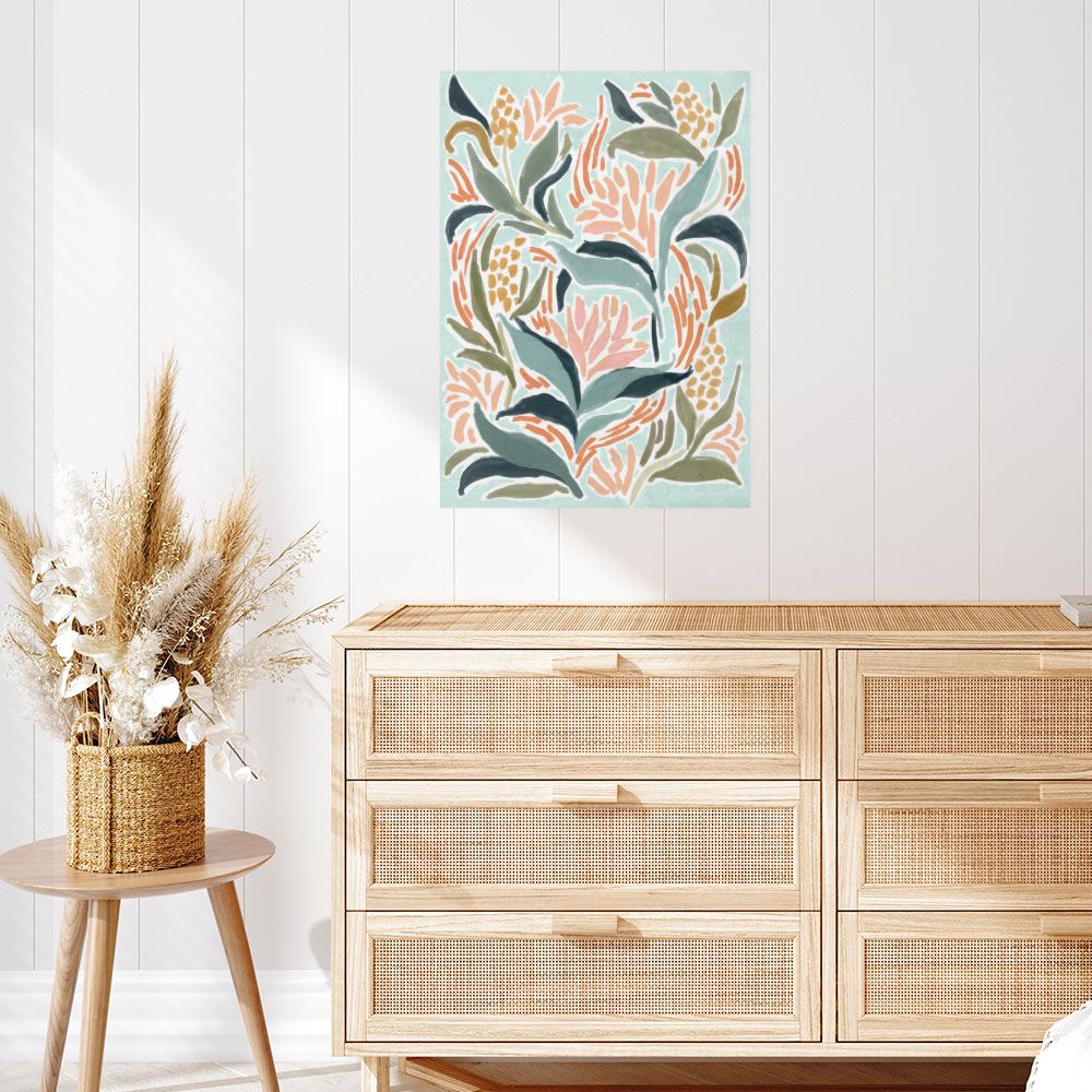 Affiche Fleurs stylisées