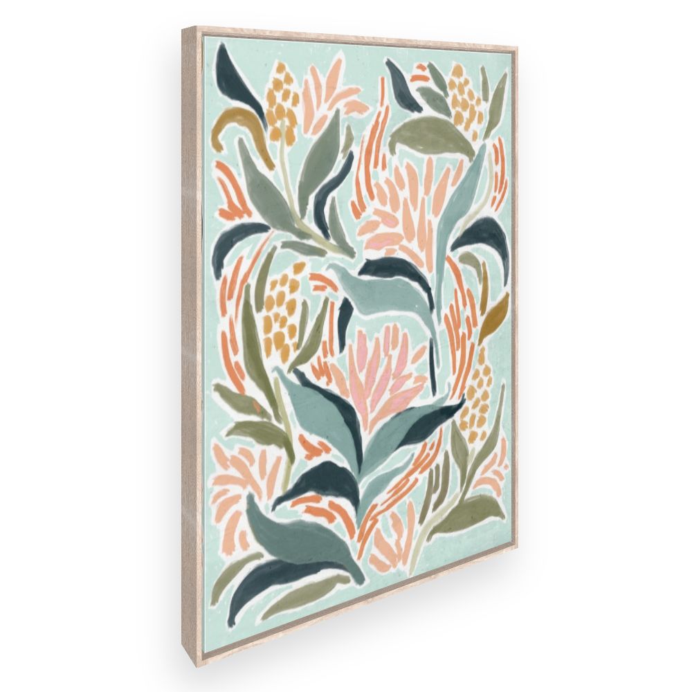 Toile Fleurs abstraites