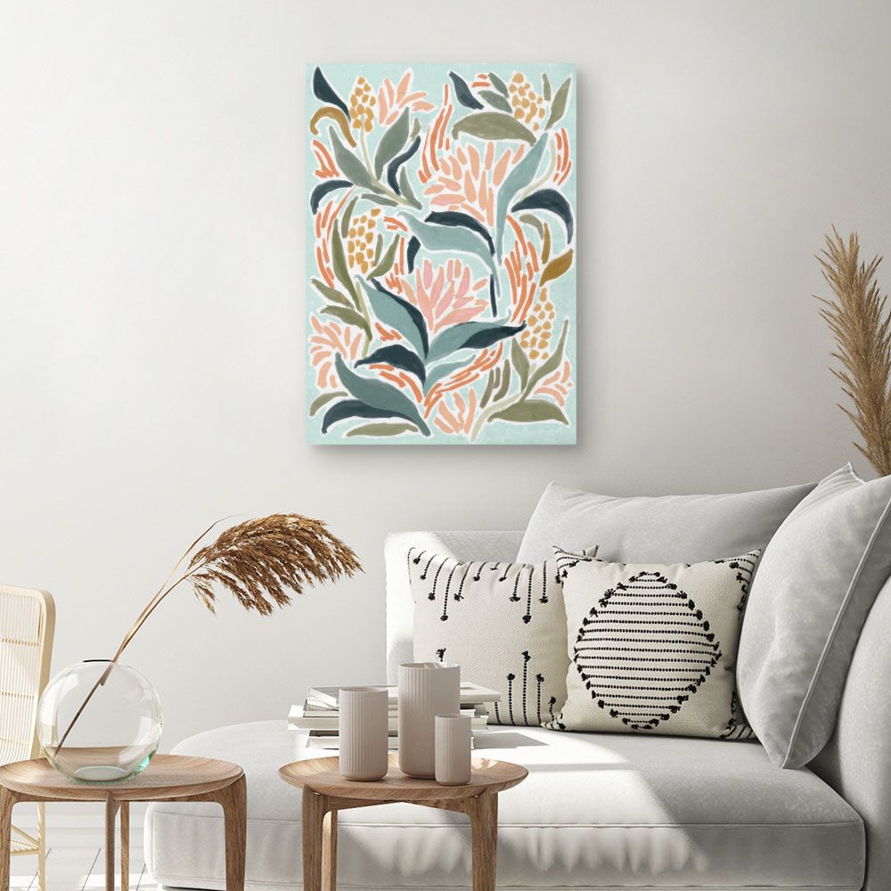 Tableau Fleurs abstraites