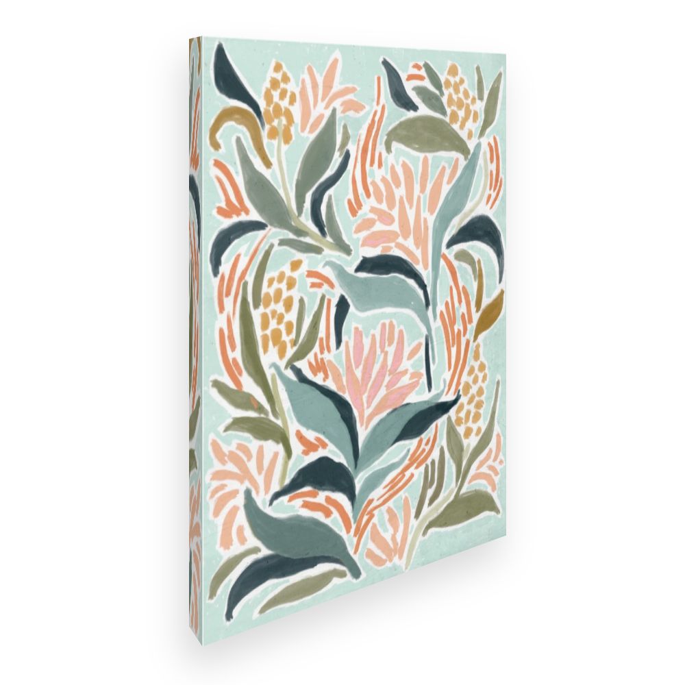 Toile Fleurs abstraites