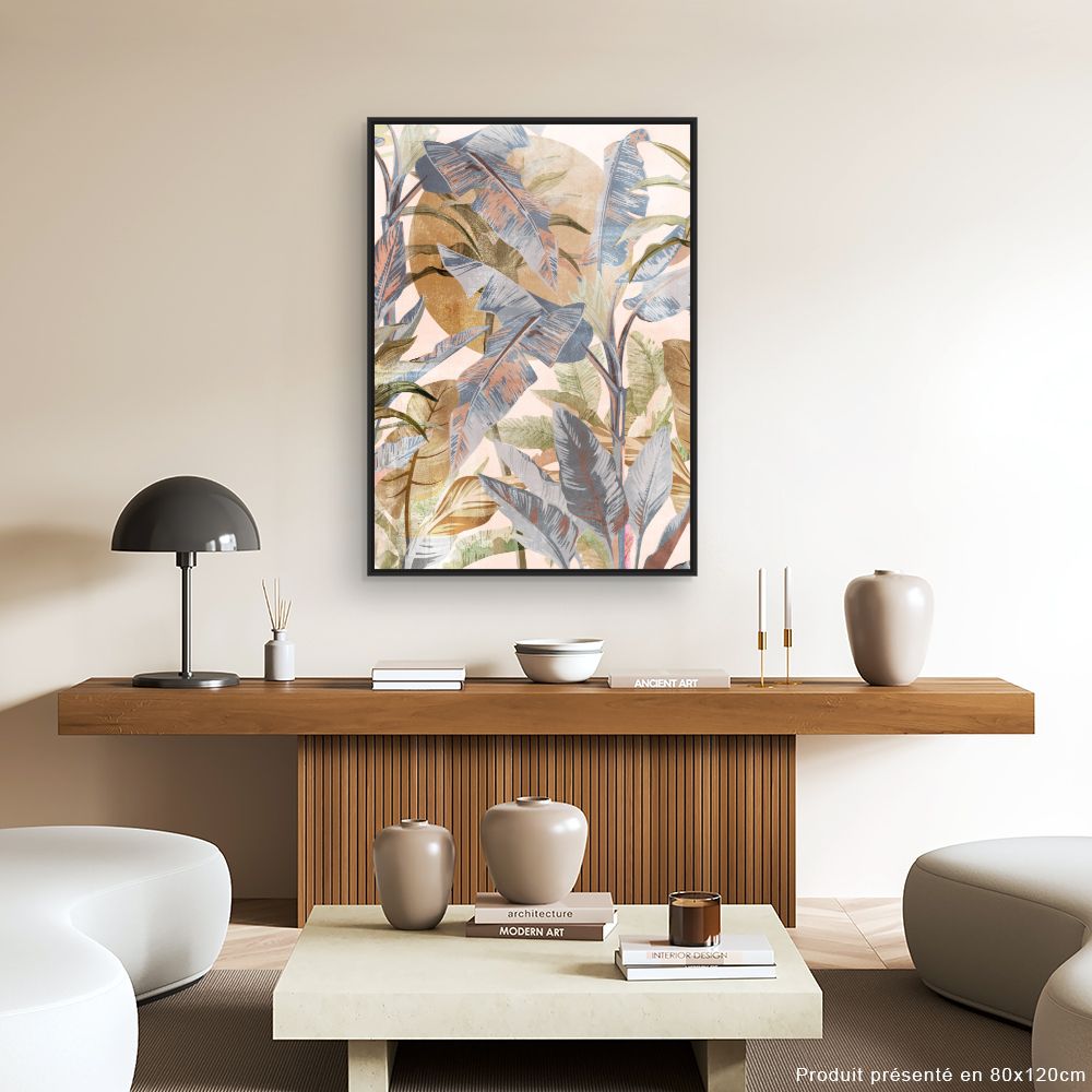 Tableau Feuillage tropical