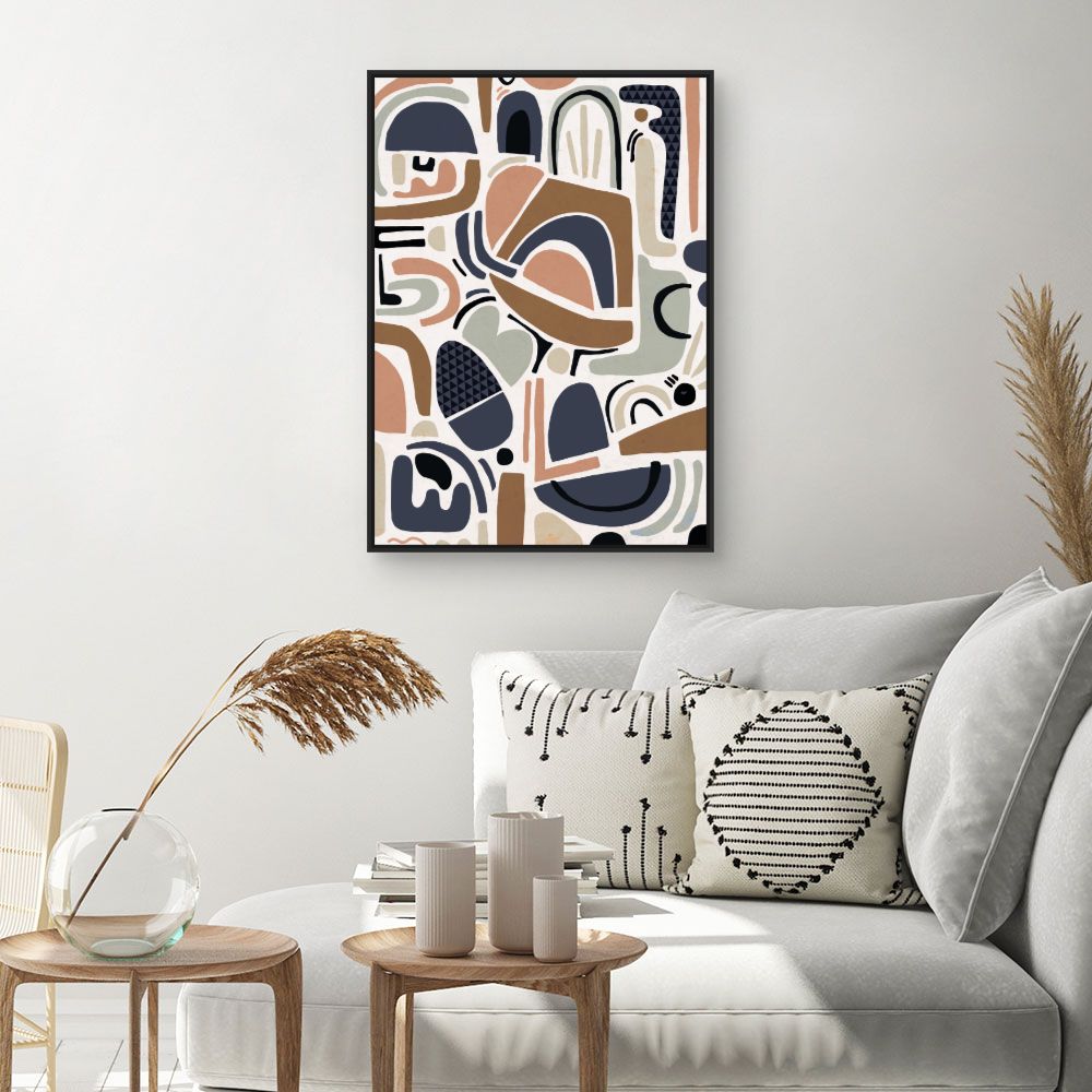 Tableau Motifs abstraits géométriques