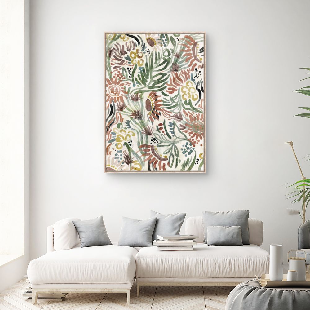Tableau Jardin exotique