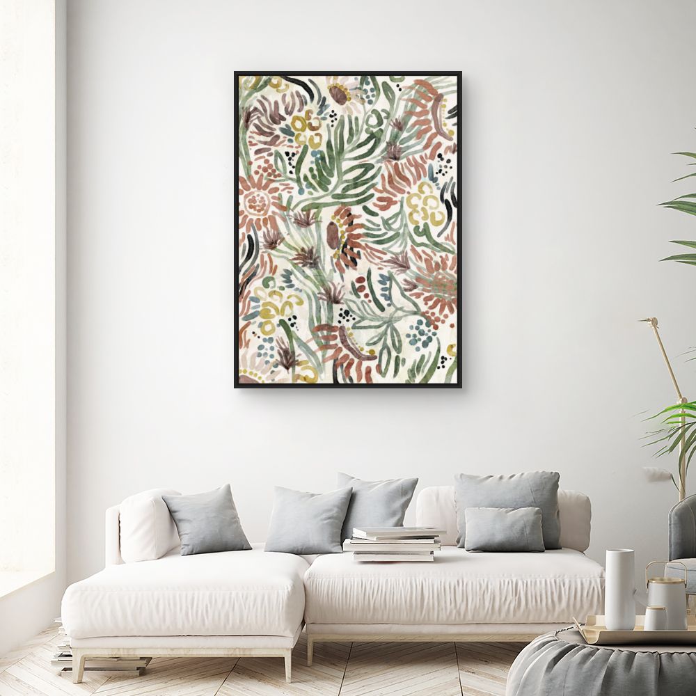 Tableau Jardin exotique
