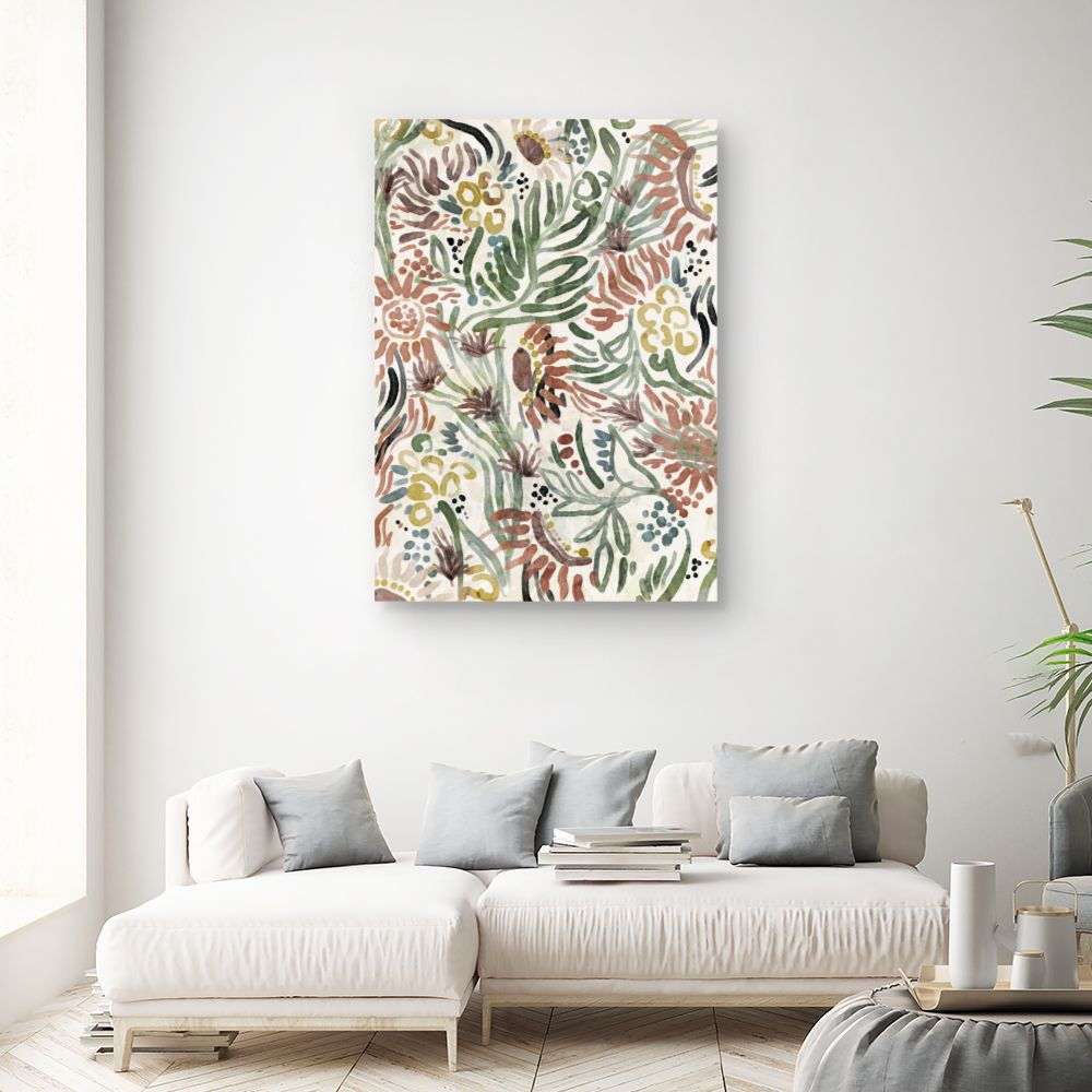 Tableau Jardin exotique