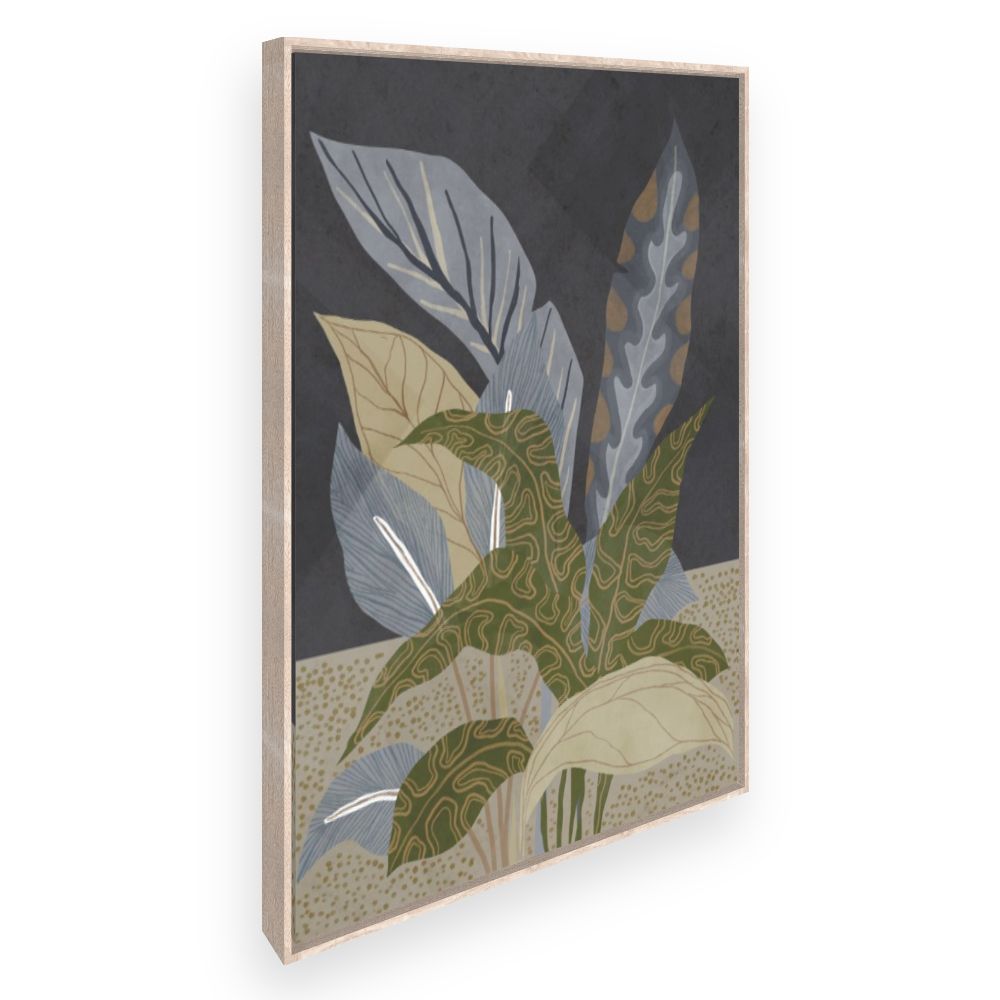 Toile Feuilles stylisées