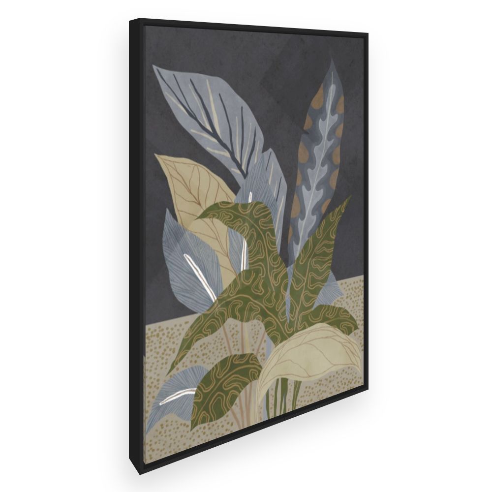 Toile Feuilles stylisées