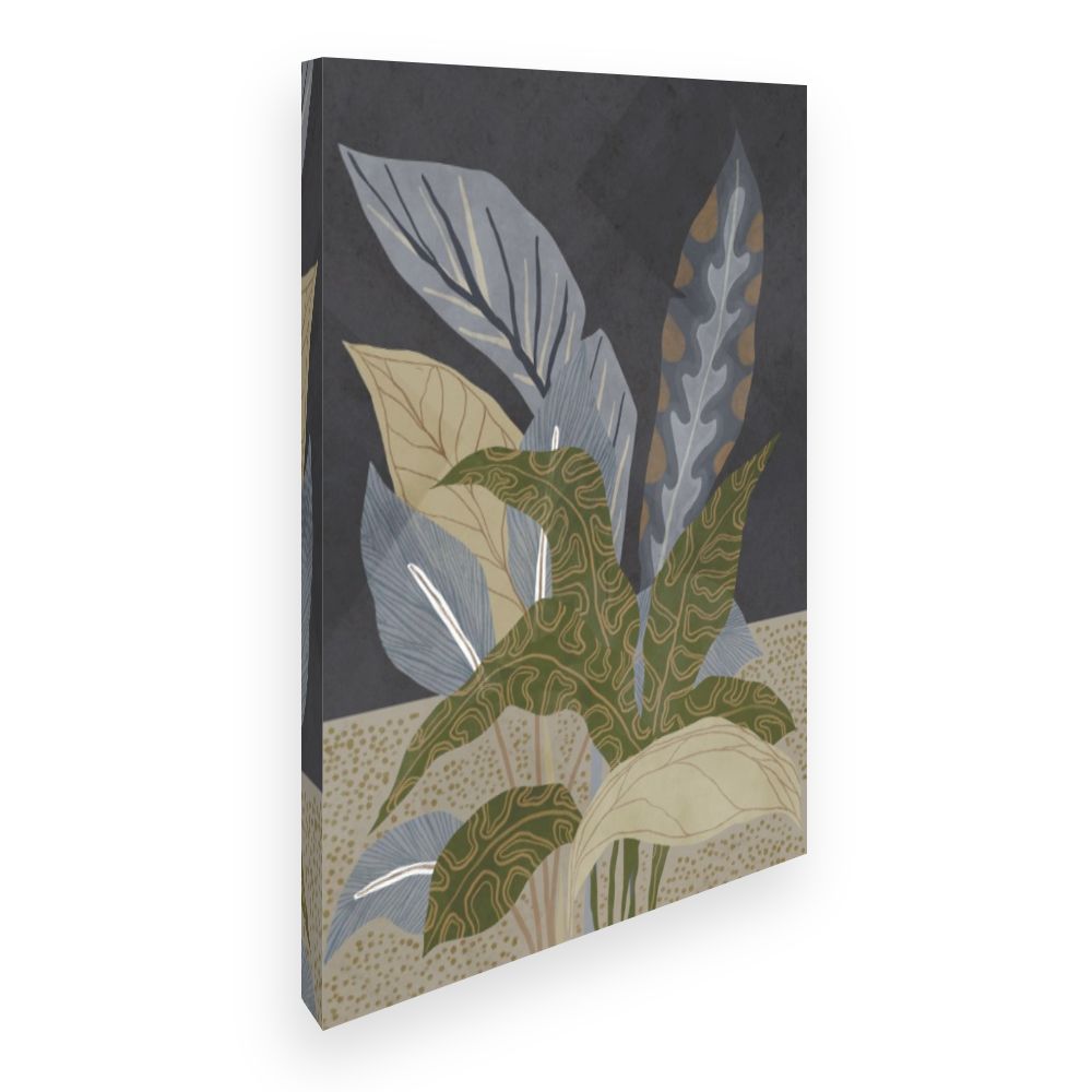 Toile Feuilles stylisées