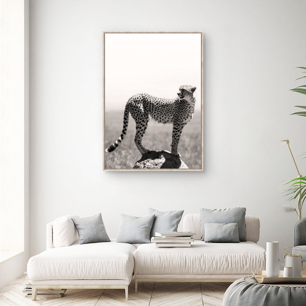 Tableau Guépard vigilant