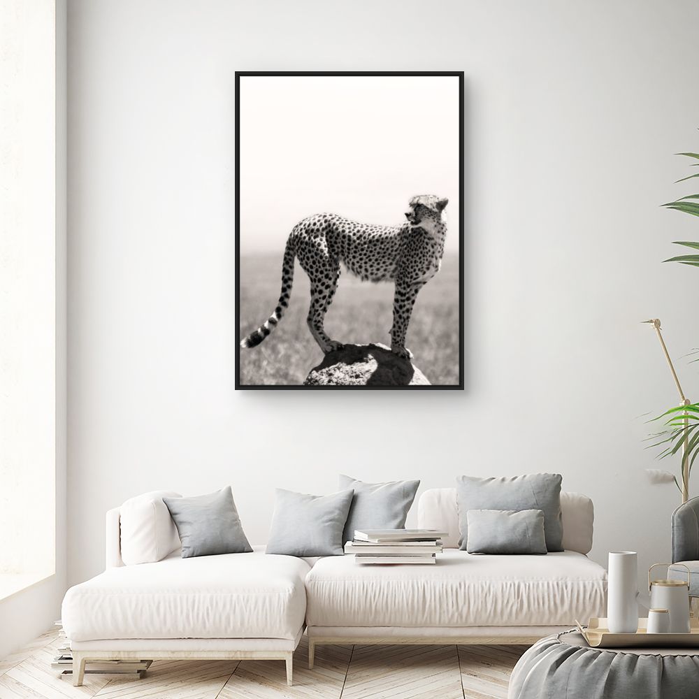 Tableau Guépard vigilant
