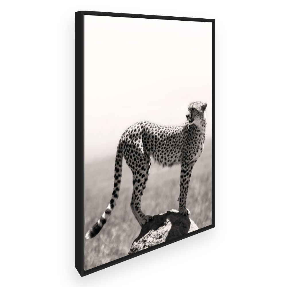 Toile Guépard vigilant