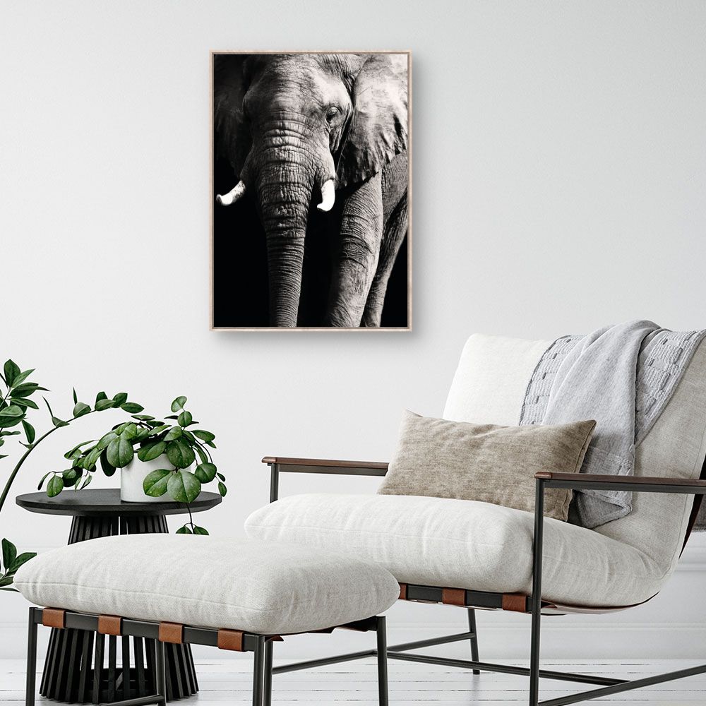 Tableau Éléphant majestueux