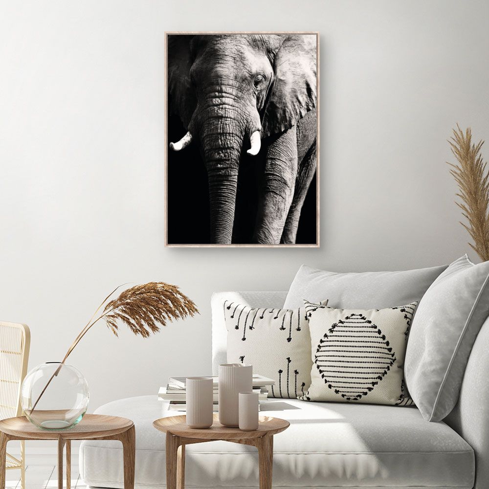 Tableau Éléphant majestueux