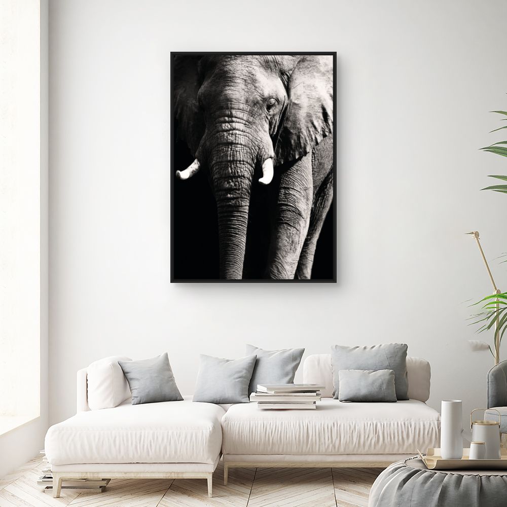 Tableau Éléphant majestueux