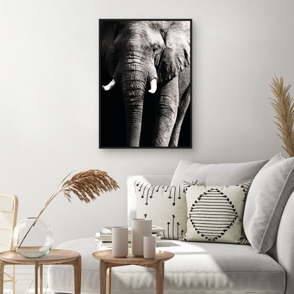 Tableau Éléphant majestueux